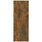 vidaXL Console Table Smoked Oak 105x30x80 cm Engineered Wood