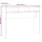 vidaXL Console Table Smoked Oak 105x30x80 cm Engineered Wood