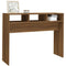 vidaXL Console Table Brown Oak 105x30x80 cm Engineered Wood