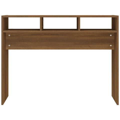 vidaXL Console Table Brown Oak 105x30x80 cm Engineered Wood
