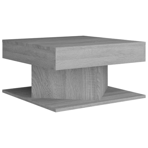 vidaXL Coffee Table Grey Sonoma 57x57x30 cm Engineered Wood