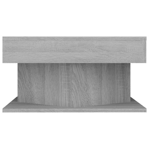 vidaXL Coffee Table Grey Sonoma 57x57x30 cm Engineered Wood