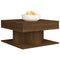 vidaXL Coffee Table Brown Oak 57x57x30 cm Engineered Wood