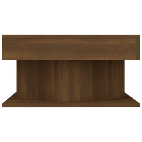 vidaXL Coffee Table Brown Oak 57x57x30 cm Engineered Wood