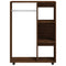 vidaXL Wardrobe Brown Oak 80x40x110 cm Engineered Wood