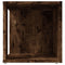vidaXL Side Table Smoked Oak 33x33x34.5 cm Engineered Wood