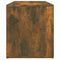 vidaXL Hall Bench 80x40x45 cm Smoked Oak Engineered Wood