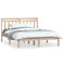 vidaXL Bed Frame without Mattress Double Solid Wood