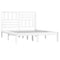 vidaXL Bed Frame without Mattress White Solid Wood Pine 120x200 cm