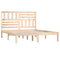vidaXL Bed Frame without Mattress Solid Wood Pine 140x200 cm