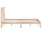 vidaXL Bed Frame without Mattress Solid Wood Pine 140x200 cm
