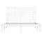 vidaXL Bed Frame without Mattress White Solid Wood Pine 160x200 cm