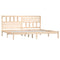 vidaXL Bed Frame without Mattress 180x200 cm Super King  Solid Wood Pine