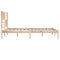 vidaXL Bed Frame without Mattress 180x200 cm Super King  Solid Wood Pine