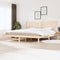 vidaXL Bed Frame without Mattress 180x200 cm Super King  Solid Wood Pine