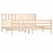 vidaXL Bed Frame without Mattress 180x200 cm Super King Super King Size Solid Wood