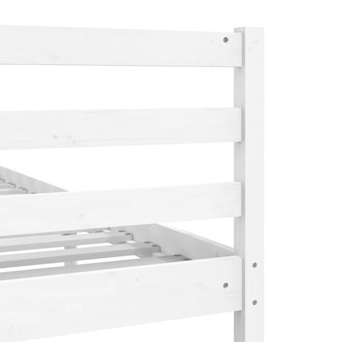vidaXL Bed Frame without Mattress White 180x200 cm Super King  Solid Wood