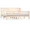 vidaXL Bed Frame without Mattress Solid Wood 200x200 cm