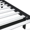 vidaXL Bed Frame without Mattress Black Small Single Solid Wood