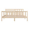 vidaXL Bed Frame without Mattress Super King Solid Wood