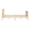 vidaXL Bed Frame without Mattress Super King Solid Wood