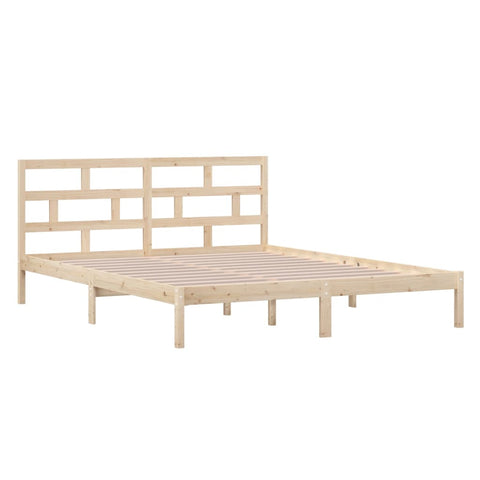 vidaXL Bed Frame without Mattress Small Double Solid Wood