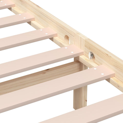 vidaXL Bed Frame without Mattress Small Double Solid Wood