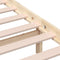 vidaXL Bed Frame without Mattress Small Double Solid Wood