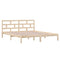 vidaXL Bed Frame without Mattress Double Solid Wood