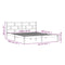 vidaXL Bed Frame without Mattress White Double Solid Wood