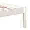 vidaXL Bed Frame without Mattress White King Size Solid Wood