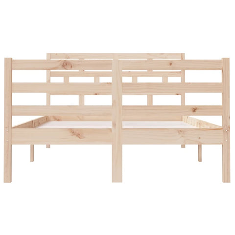 vidaXL Bed Frame without Mattress Small Double Solid Wood