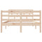 vidaXL Bed Frame without Mattress Small Double Solid Wood
