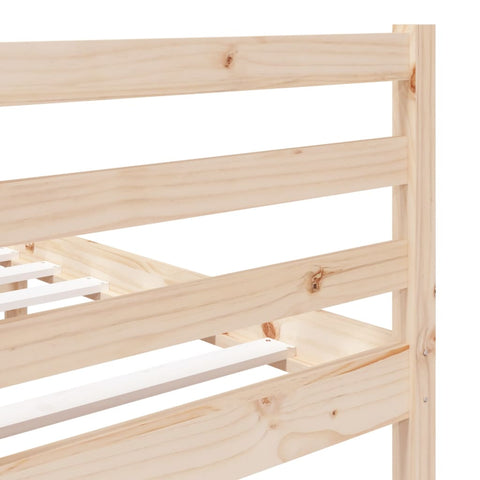vidaXL Bed Frame without Mattress Small Double Solid Wood