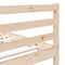 vidaXL Bed Frame without Mattress Small Double Solid Wood