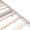 vidaXL Bed Frame without Mattress White Solid Wood Pine Double