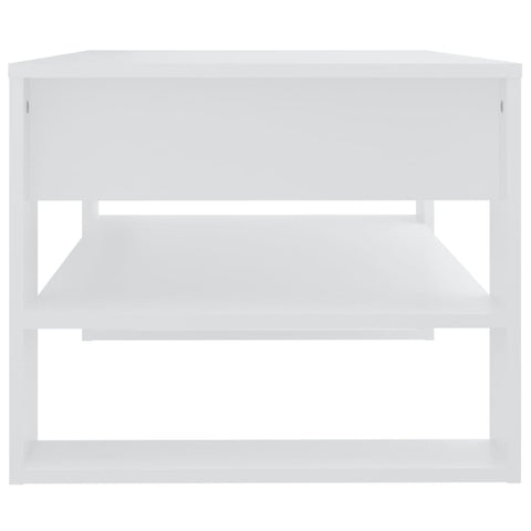 vidaXL Coffee Table White 102x55x45 cm Engineered Wood