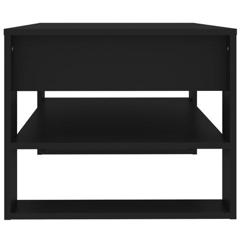 vidaXL Coffee Table Black 102x55x45 cm Engineered Wood