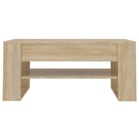 vidaXL Coffee Table Sonoma Oak 102x55x45 cm Engineered Wood