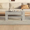 vidaXL Coffee Table Concrete Grey 102x55x45 cm Engineered Wood
