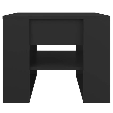 vidaXL Coffee Table Black 55.5x55x45 cm Engineered Wood
