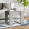 vidaXL Coffee Table Concrete Grey 55.5x55x45 cm Engineered Wood