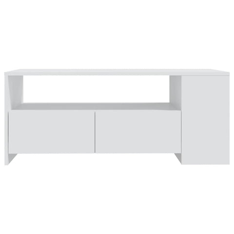 vidaXL Coffee Table White 102x55x42 cm Engineered Wood