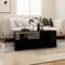 vidaXL Coffee Table Black 102x55x42 cm Engineered Wood