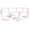 vidaXL Coffee Table Sonoma Oak 102x55x42 cm Engineered Wood