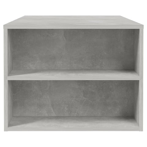 vidaXL Coffee Table Concrete Grey 102x55x42 cm Engineered Wood