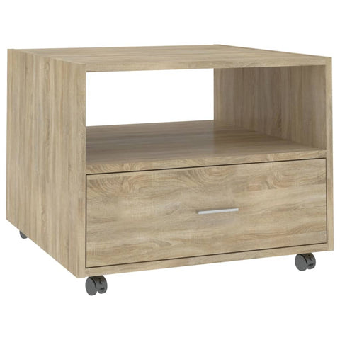 vidaXL Coffee Table Sonoma Oak 55x55x40 cm Engineered Wood