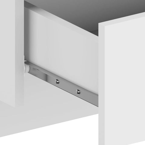 vidaXL Wall-mounted Bedside Cabinets 2 pcs White