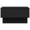 vidaXL Wall-mounted Bedside Cabinets 2 pcs Black