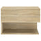 vidaXL Wall-mounted Bedside Cabinet Sonoma Oak